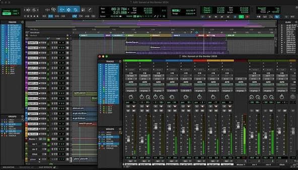 A Pro Tools session with the plugin open