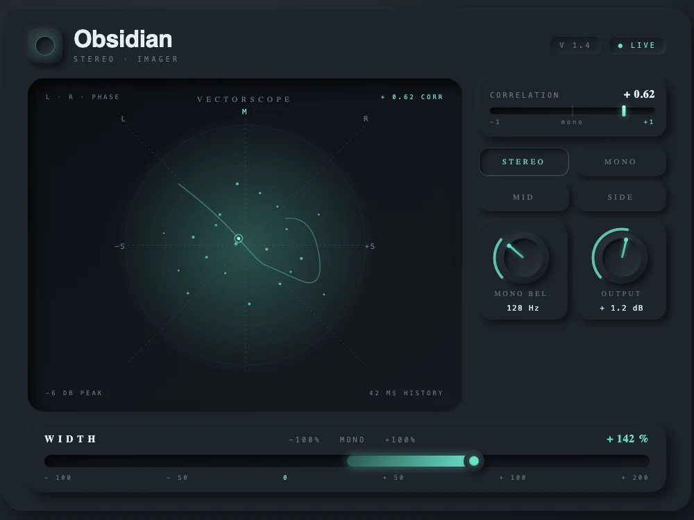 Obsidian — Stereo Imager